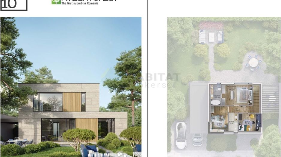 VILĂ PREMIUM DE VÂNZARE | AMBER FOREST, TUNARI | FAZA 1D - Poză 8
