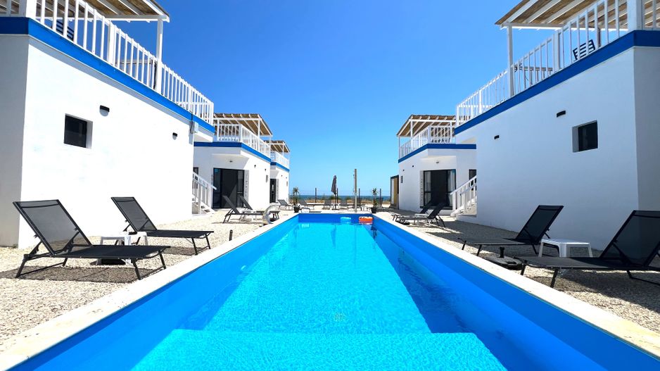 10 Casute Greek Bungalows , Piscina, la Malul Marii, Afacere la Cheie - Poză 9