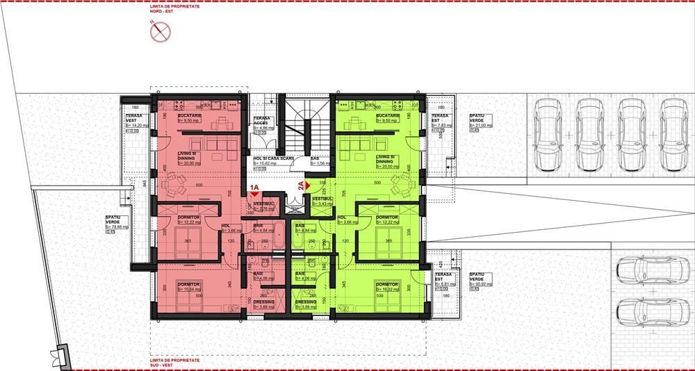 Apartament 3 camere cu gradina Bucurestii Noi - Poză 10