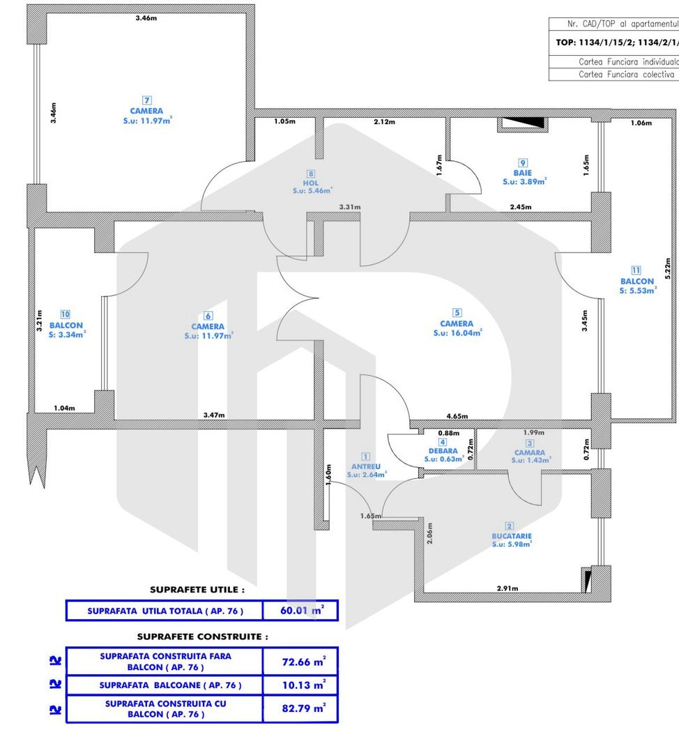 Apartament 3 camere-Mihai Viteazu- Rahovei- Ideal investitie - Poză 2