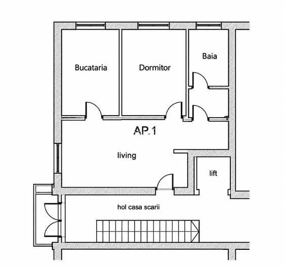 APARTAMENT 2 CAMERE | OTOPENI – I.C. BRĂTIANU NR. 6 - Poză 7