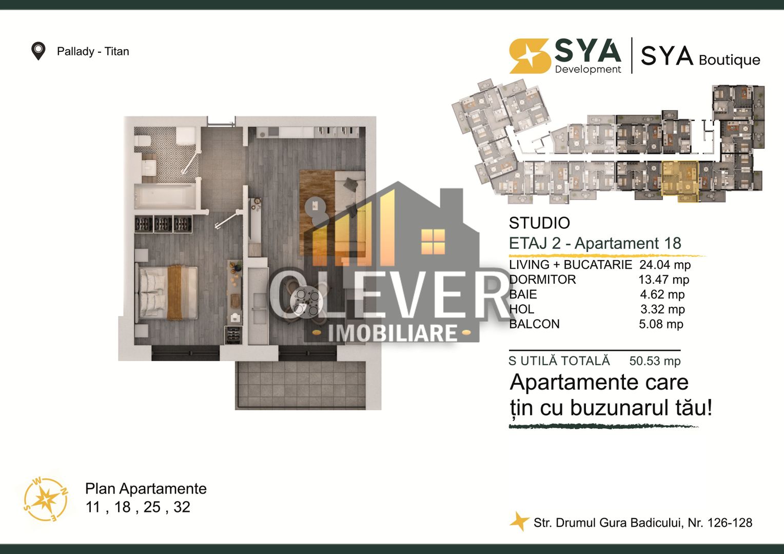 Apartament 2 camere Pallady,  51 mp, Comision 0% - Poză 1