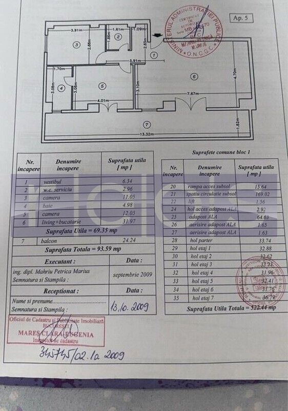 VANZARE 3 CAMERE TITAN | BLOC NOU 2009 | CENTRALA PROPRIE | - Poză 6