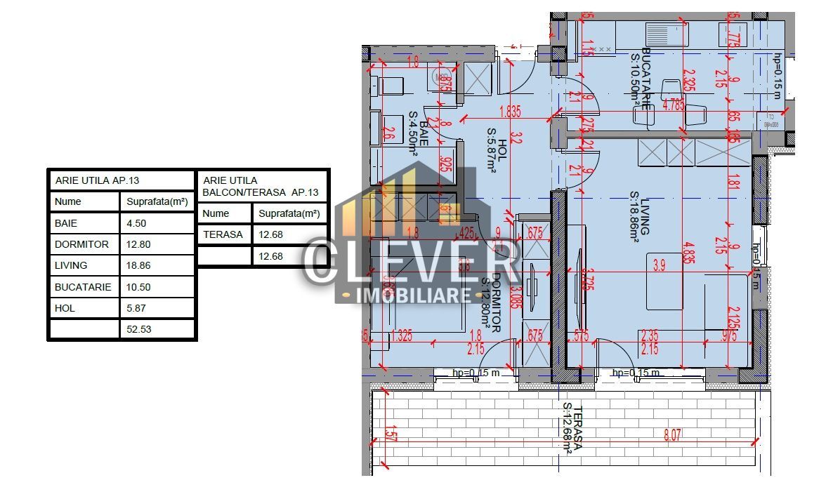 Apartament 2 camere decomandat Pallady, Oferta Parcare, Comision 0% - Schiță 8