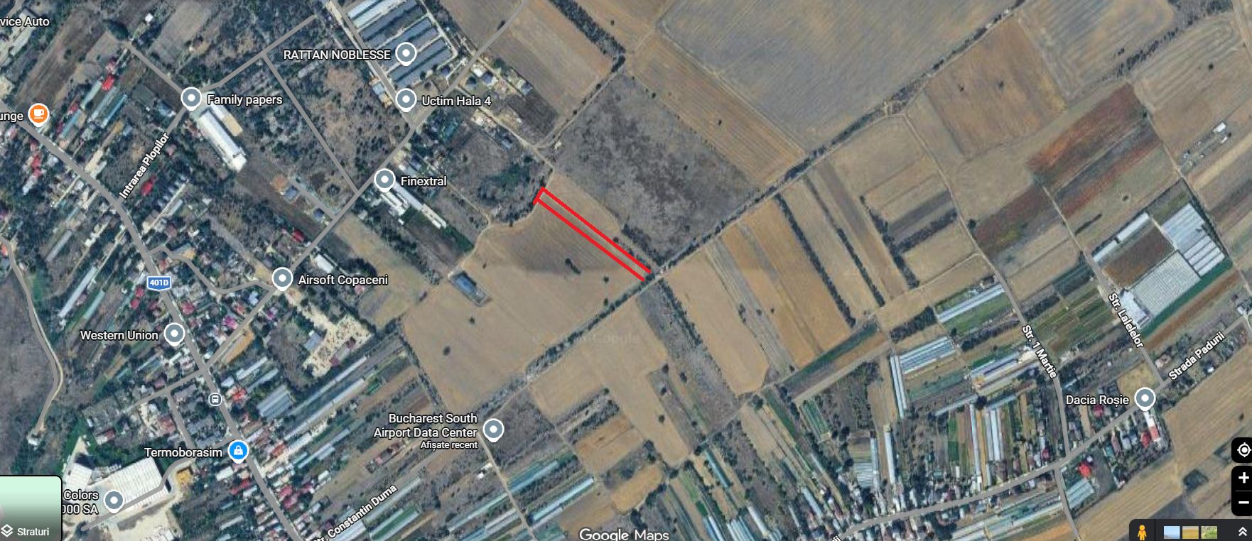 Teren Intravilan de vanzare 4000 mp Copaceni Strada Constantin Duma - Poză 1