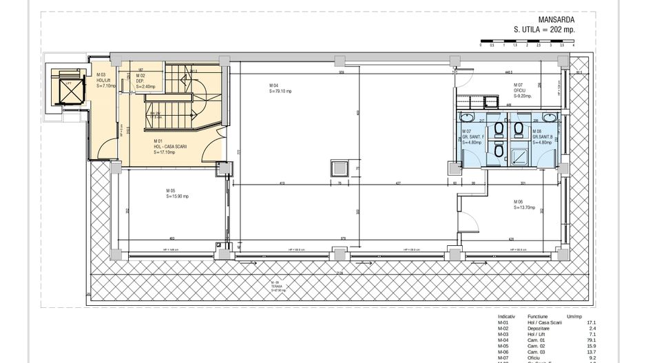 Barbu Vacarescu Lacul Tei, Spatiu birouri, Opanez nr. 12 comision 0% - Schiță 18