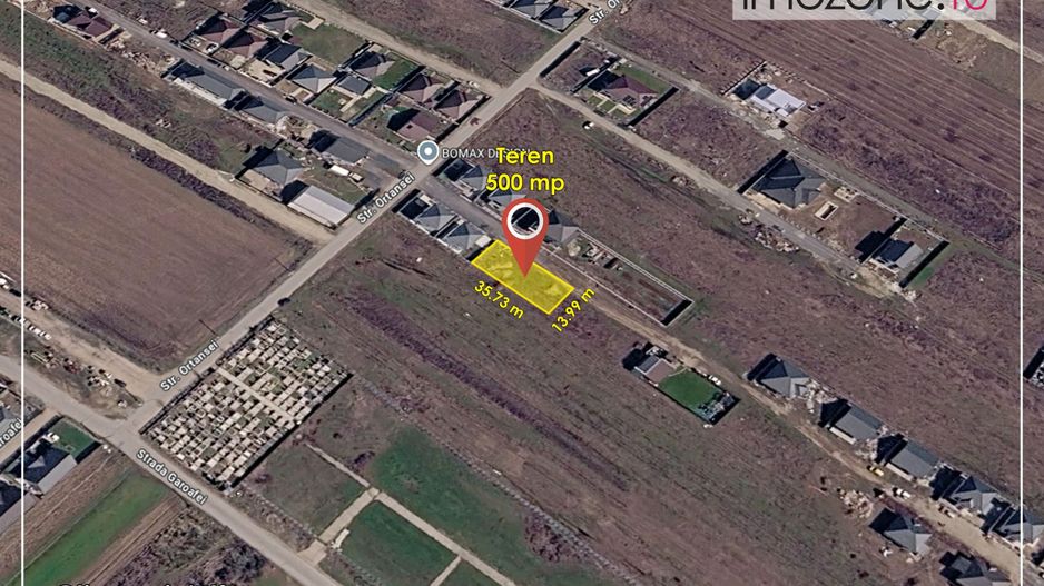 Teren intravilan 500 mp, Clinceni, ideal pentru constructii - Poză 3