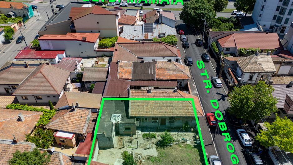 Teren 339 mp, orientare Sud | Deschidere 17,69 m | Str Dobrogei nr. 42 - Poză 1