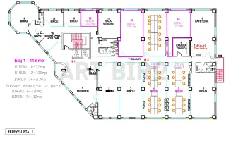 Zero comision, 110-320mp birou mobilat Aviatiei parcare, 8 minute [M] - Schiță 11