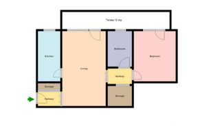 Apartament 2 camere etaj 1, Baciu, zona Regal - Schiță 19