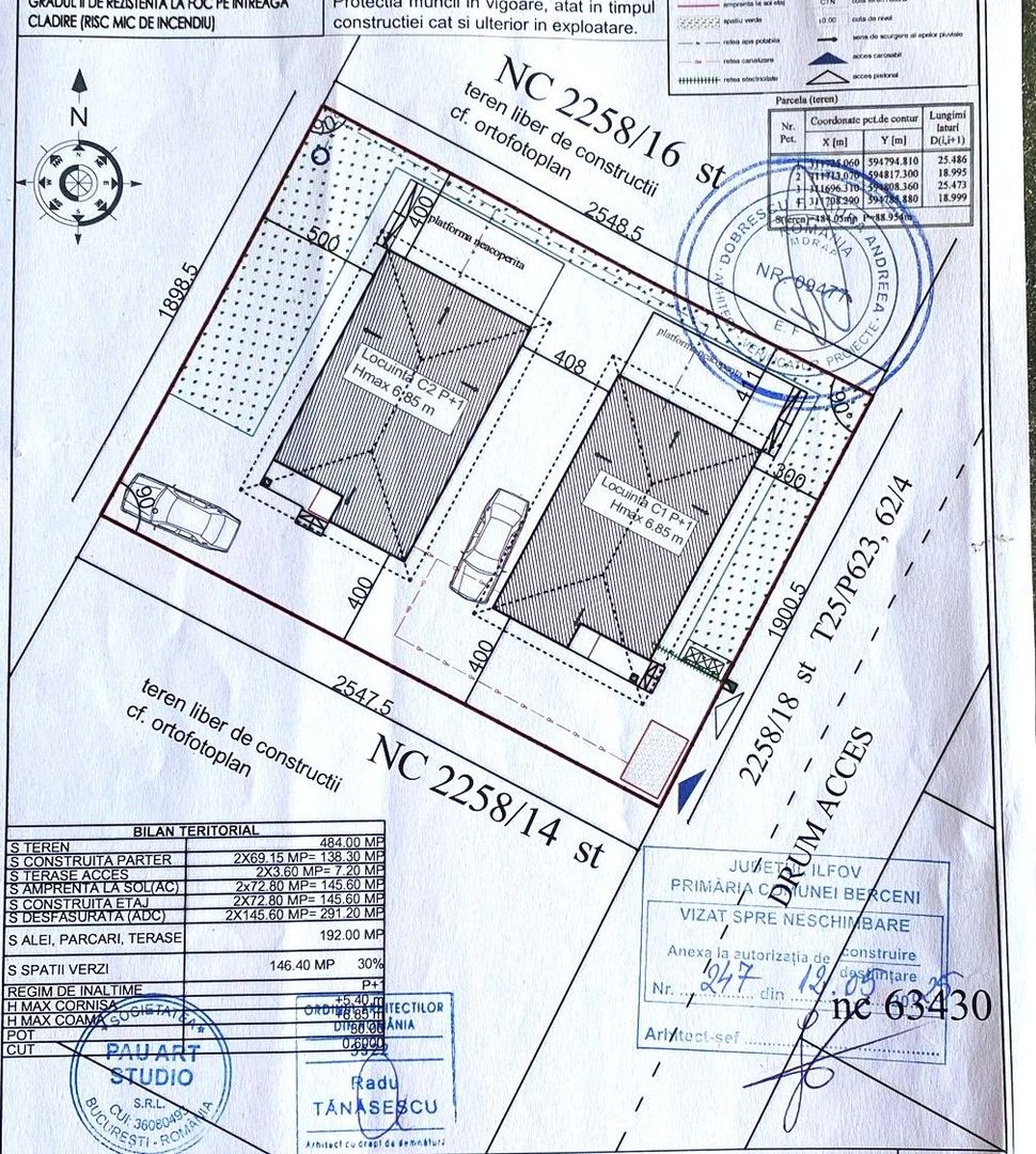 Vilă cochetă cu 3 dormitoare, balcon și 2 terase ! - Schiță 9