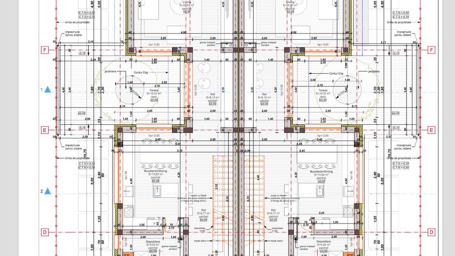 Duplex mobilat si utilat 3dormitoare Dumbrăvița 510mp teren - Schiță 13