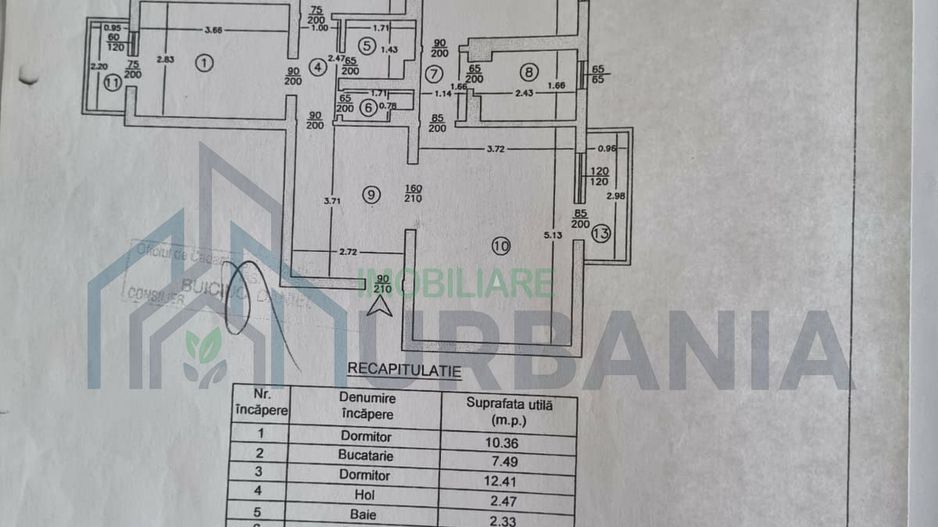 Apartament 3 camere, 78 mp, etaj 1 - Tătărași, zona Oancea - Poză 1