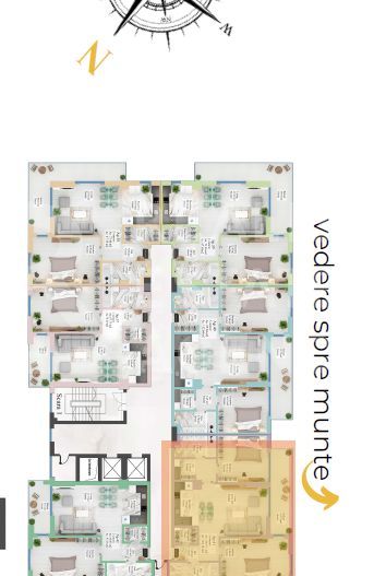 Apartament cu 3 camere de vânzare, Carpathia - Schiță 11