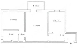Apartament 2 camere  Complexul Studențesc - Poză 9