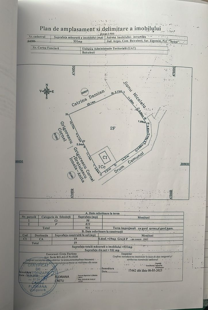 Vanzare teren intravilan, Zigoneni - Curtea de Arges - Poză 6