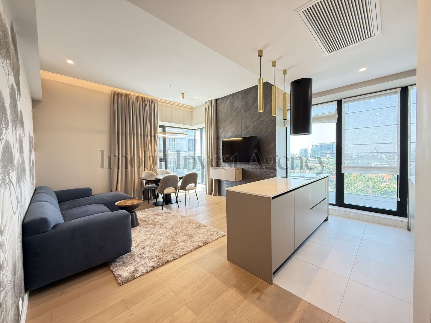 Apartament 3 camere mobilat in One Verdi Park cu loc de parcare - Poză 1