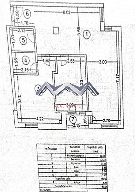 Apartament 3 camere 78 mp utili | Otopeni central | Finisaje la alegere - Schiță 11