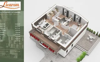 Vila Lux ,CRISTIAN, P+M, 4 camere,teren 567 mp, - Poză 50