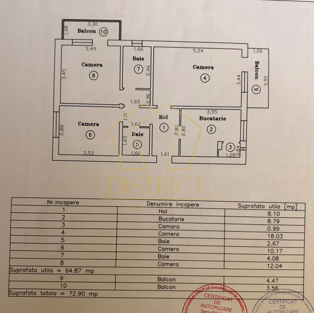 Apartament decomandat cu 3 camere | Aradului - Poză 16