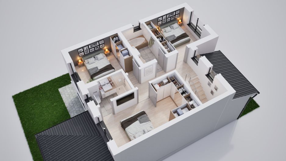 Casa tip duplex - 306 mp teren - Sura Mica - Poză 12