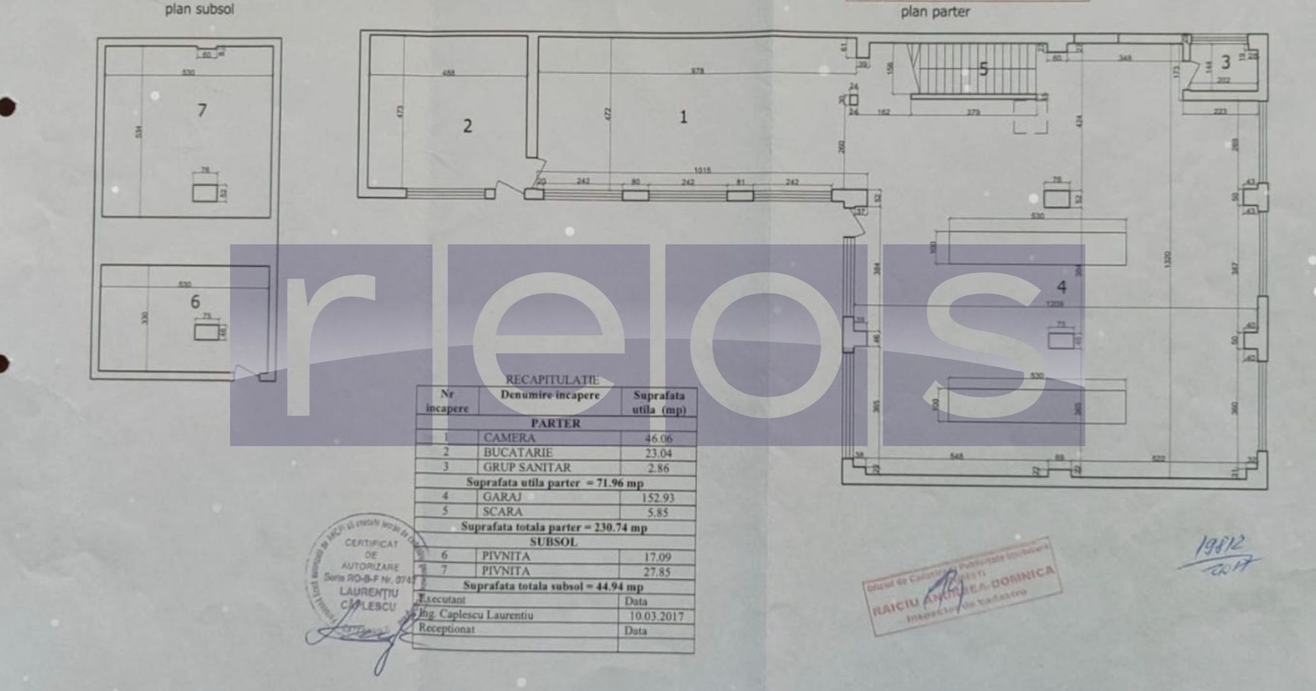 SPAȚIU COMERCIAL MULTIFUNCȚIONAL | GARAJ AUTO | ACCES GRĂDINĂ - Schiță 12