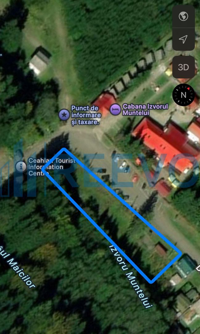 Teren Izvorul Muntelui, Bicaz, la baza traseelor de la Vârful Toaca - Poză 1