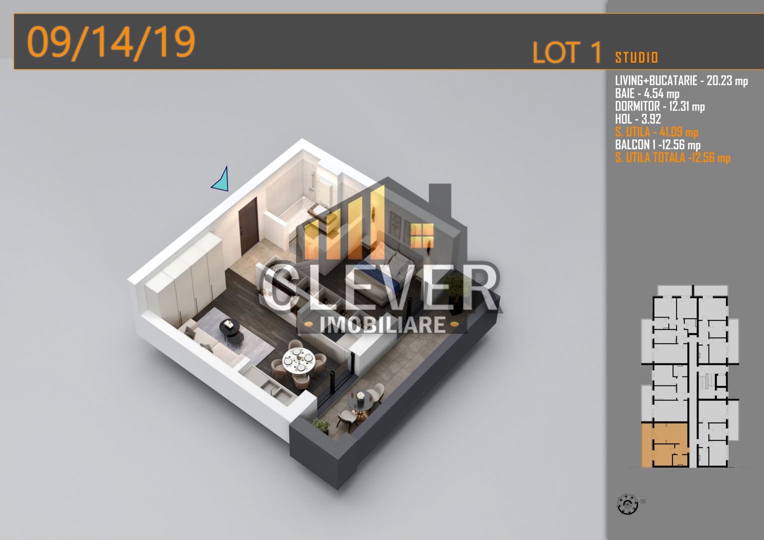 Promotie 2 cam Dezvoltator în Zona Pallady metrou Teclu - Schiță 8