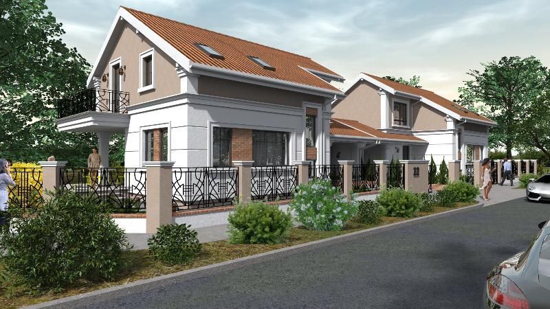 Duplex la cheie despartit prin garaj - Poză 13