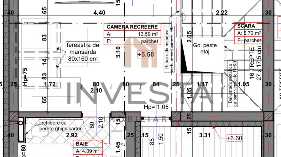 Casa tip duplex pe o strada retrasa, constructie premium! - Schiță 4