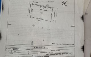 Teren intravilan 450 mp în Tomesti, lângă Primărie - Poză 1
