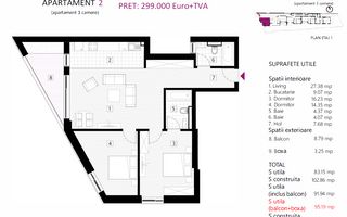 APARTAMENT 3 CAMERE | PROIECT NOU | PREMIUM | STEFAN CEL MARE - Poză 3
