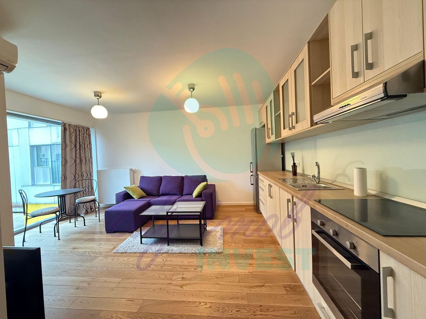 2 camere cu design industrial – un refugiu urban cu vedere spre gradina - Poză 5