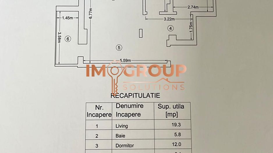 TATARASI/MOARA DE VANT - BLOC NOU INTABULAT - ETAJ 2/3 - 2 CAMERE - Poză 6