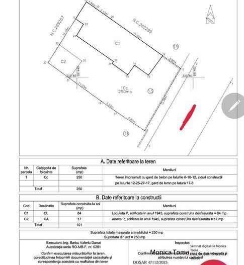 Teren de vanzare cu casa batraneasca in Bucurestii Noi - Poză 5