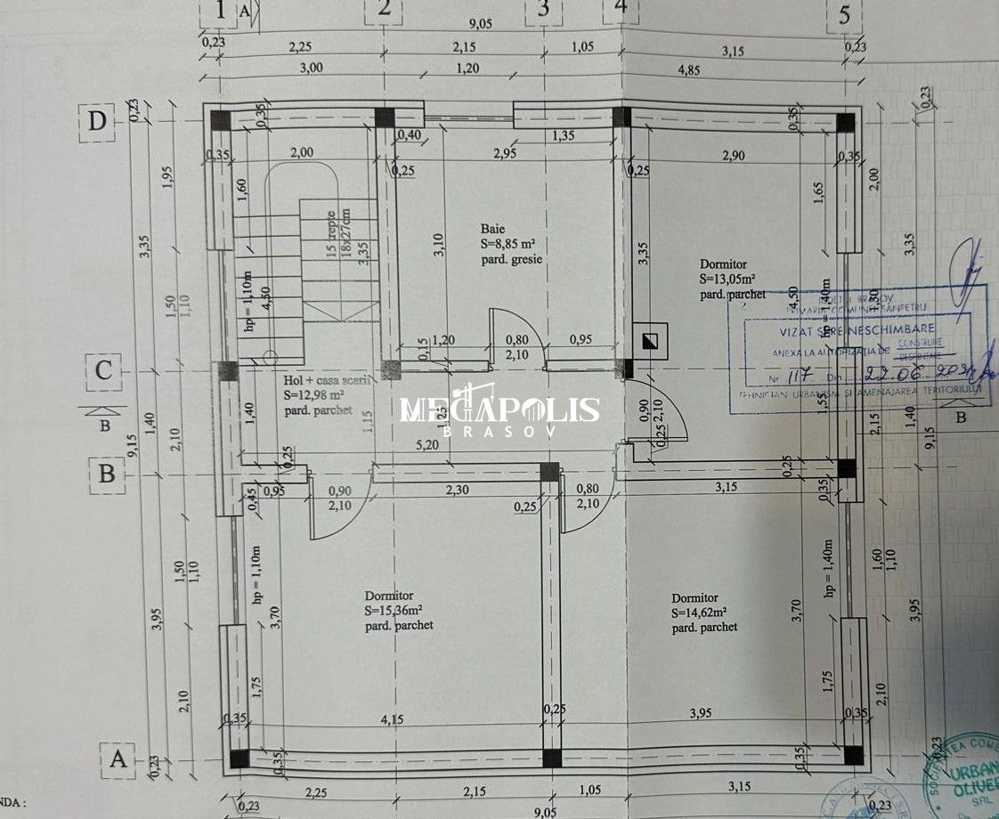 Casă spațioasă 4 dormitoare Sânpetru, 500 mp teren, mobilată complet - Poză 25