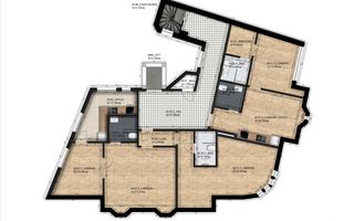 Spatiu Apartamente/ Hotel //​ ​1027.80 mp // Zona Obor - Schiță 39