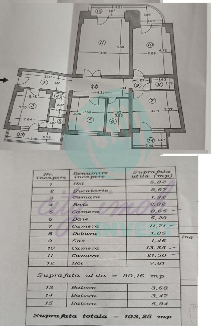 Oportunitate 4 camere 103 mp Stirbei Voda-Berzei - Poză 3
