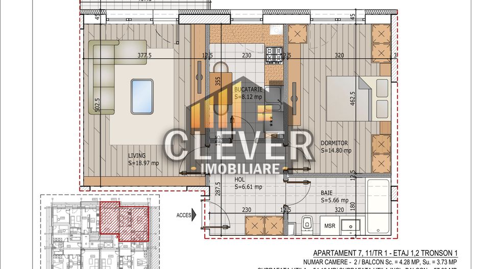 Titan Theodor Pallady Apartament 2 camere - Poză 1