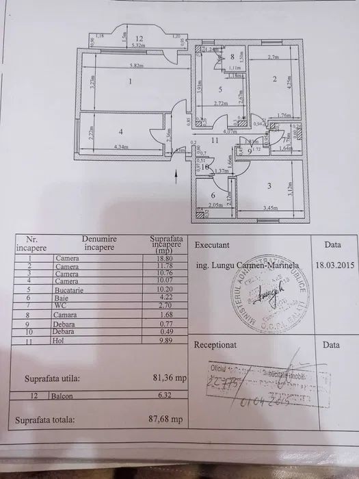 Apartament 4 camere, IC Frimu 88 mp - Poză 7