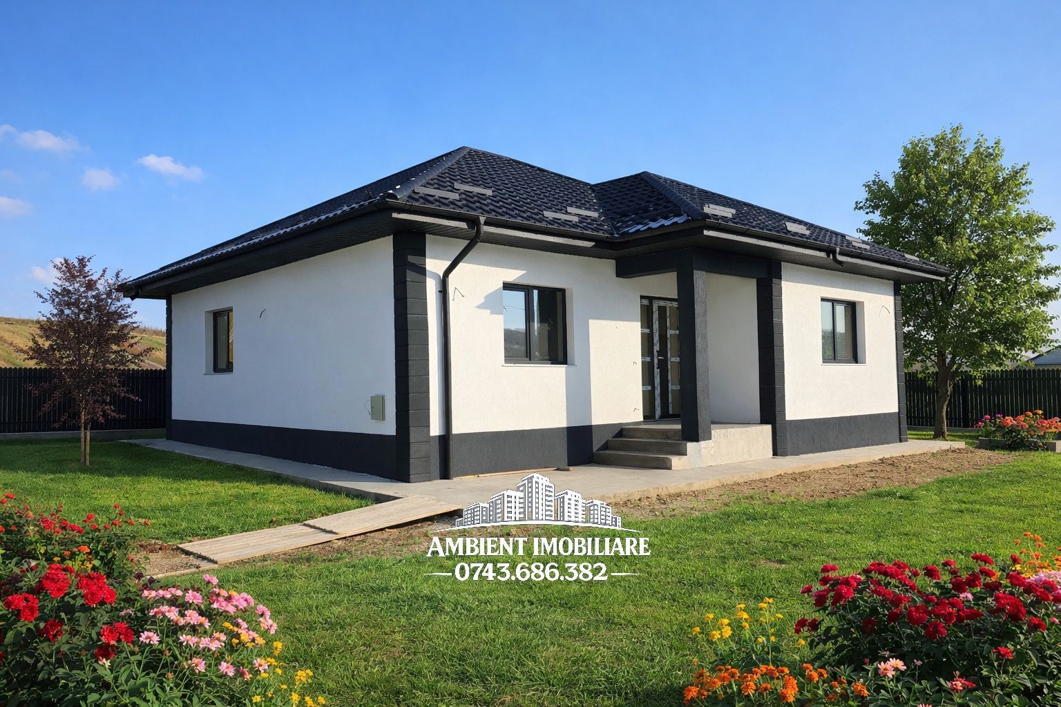 Casa individuala 110 mp, teren 500 mp, SATU NOU, FARA COMISION! - Poză 1