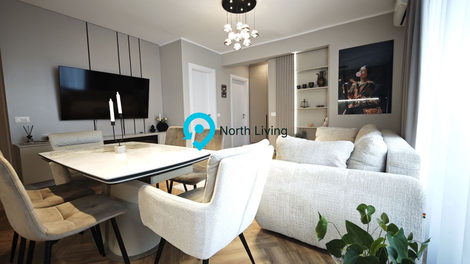 Apartament 3 Camere Elegant | Bloc Nou 2025 | Parcare | Nord - Poză 2