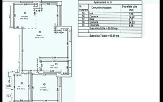 Apartament cu 2 camere cu 70 mp-  Zona Torontal - Poză 13