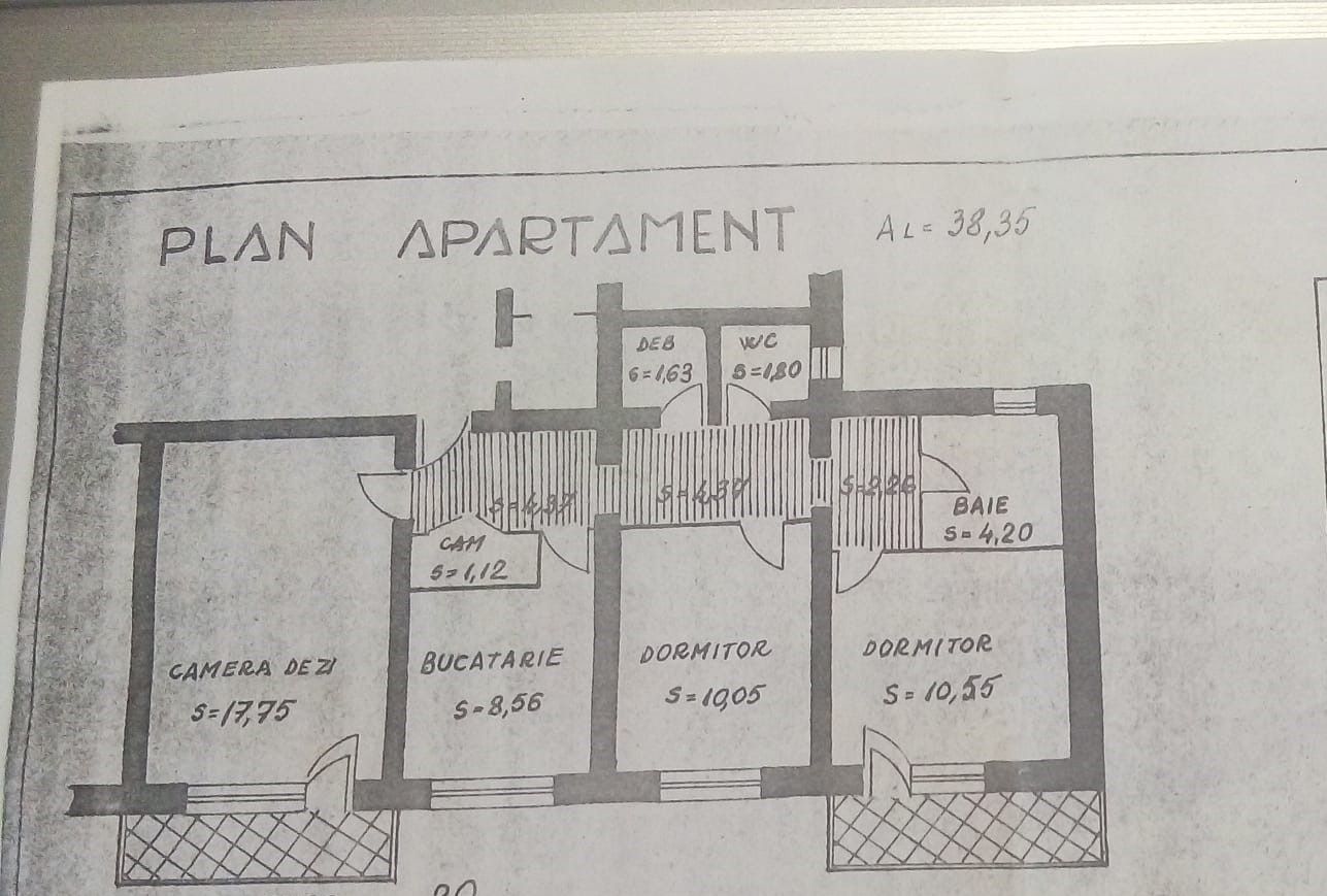 Apartament 3 camere Parcul Circului | 2 balcoane - Schiță 4