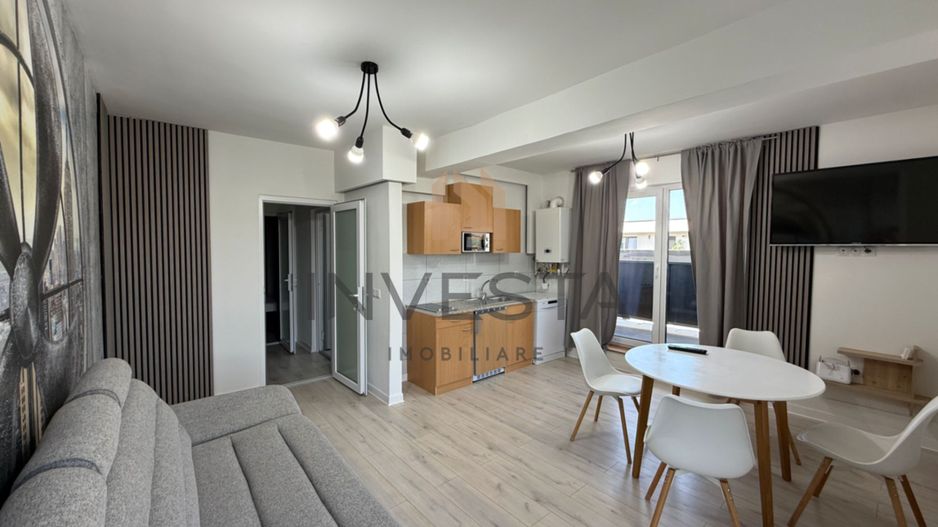 Apartament 2 camere mobilat complet, terasa 15 mp + parcare inclusa! - Poză 2