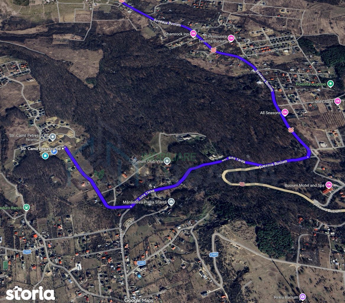 Teren în Pietrăria– 2.382 mp, lângă pădure, cu priveliște spre oraș - Poză 6