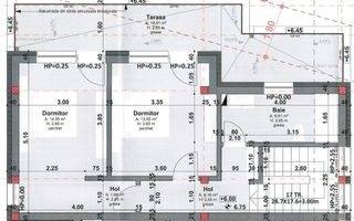 Apartament in vila! 4 camere 110 mp utili + 18.61  mp terasa! - Schiță 5