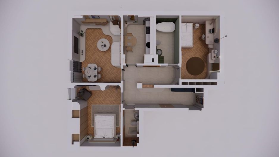 Apartament 3 camere în imobil nou - Poză 31