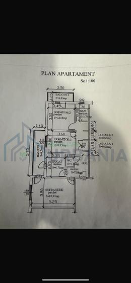 Apartament 3 camere complet renovat, Tomești – de vânzare - Poză 1