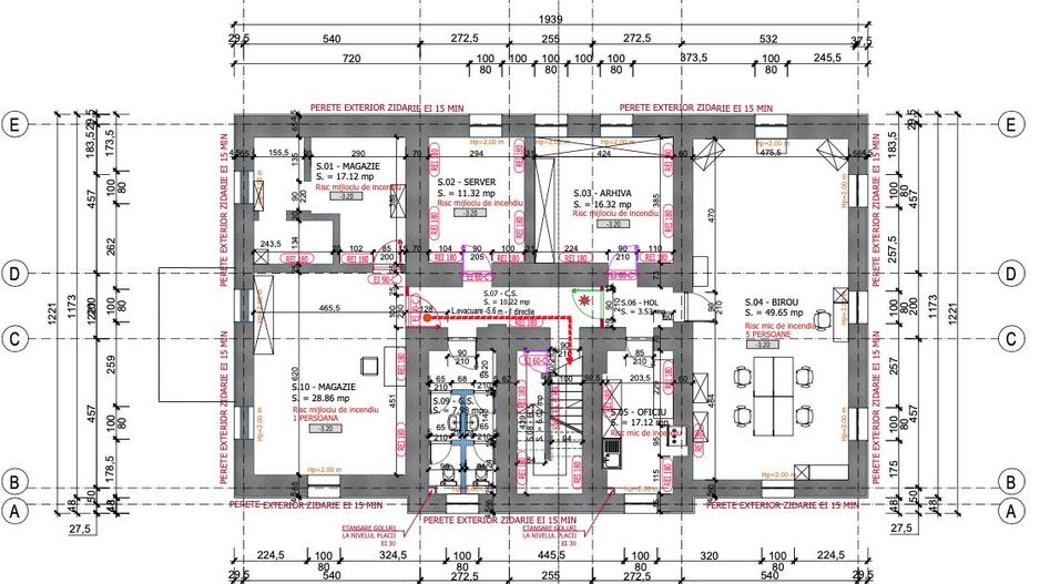 Clădire administrativă renovată integral – oportunitate investițională – Brașov - Schiță 44
